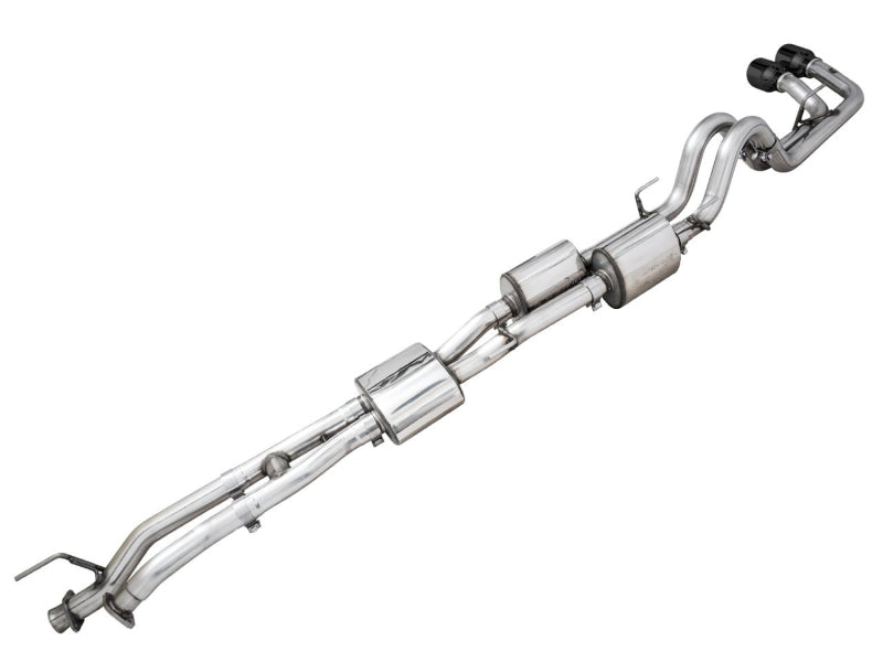 AWE Tuning 0FG Cat-Back Exhaust - Toyota Tacoma Diamond 2016-2023 Black Tips