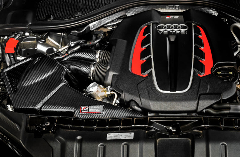 AWE Tuning S-FLO Carbon Intake V2 - Audi C7 S6 / S7 / RS7 4.0T 2013-2018, view 3
