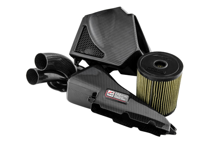 AWE Tuning S-FLO Carbon Intake V2 - Audi C7 S6 / S7 / RS7 4.0T 2013-2018, view 5