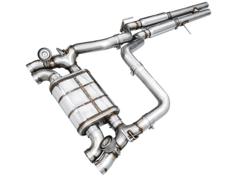 AWE Tuning SwitchPath Cat-Back Exhaust - Jeep Wrangler 392 6.4L 2021-2025 - Quad BashGuards