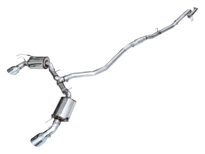 AWE Tuning Touring Edition Cat-Back Exhaust - Acura Integra 2023-2025 / Honda Civic 2022-2026 - Chrome Silver Tips