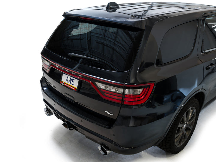 AWE Tuning Touring Edition Cat-Back Exhaust - Dodge Durango 2011-2025 Chrome Silver Tips, view 3