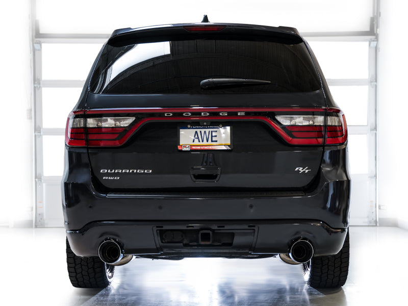 AWE Tuning Touring Edition Cat-Back Exhaust - Dodge Durango 2011-2025 Chrome Silver Tips, view 4