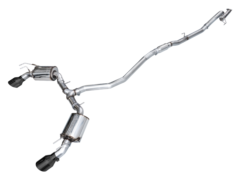 AWE Tuning Touring Edition Cat-Back Exhaust - Acura Integra 2023-2025 / Honda Civic 2022-2026 - Diamond Black Tips