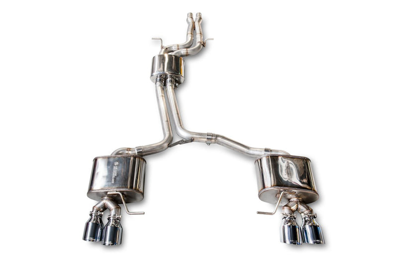 AWE Tuning Touring Edition Cat-Back Exhaust - Audi SQ5 2014-2017 Chrome Silver Tips