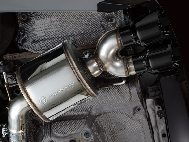 AWE Tuning Touring Edition Cat-Back Exhaust - Audi S6 / S7 Sportback C8 2020-2025 - Diamond Black Tips, view 10