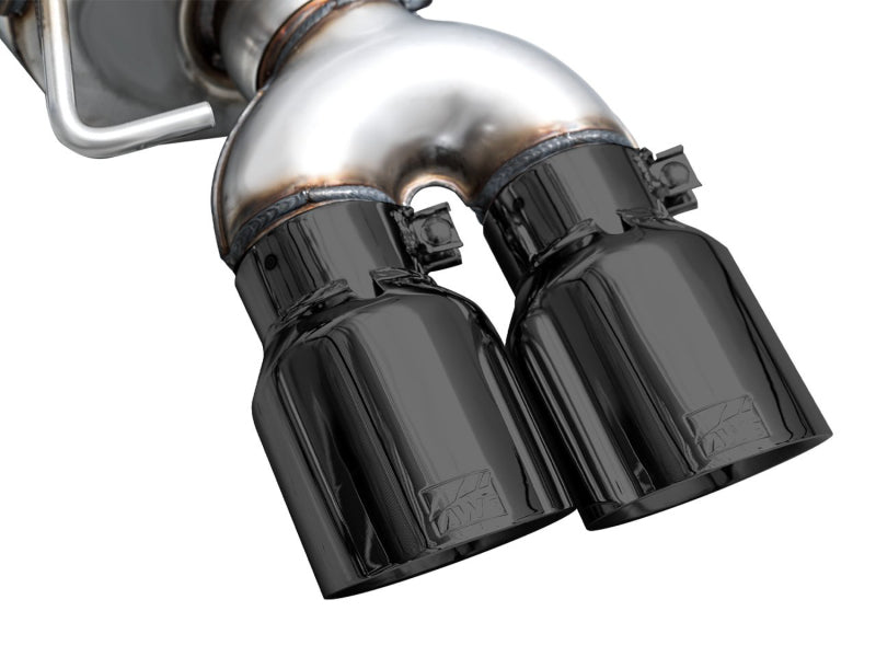 AWE Tuning Touring Edition Cat-Back Exhaust - Audi S6 / S7 Sportback C8 2020-2025 - Diamond Black Tips, view 15