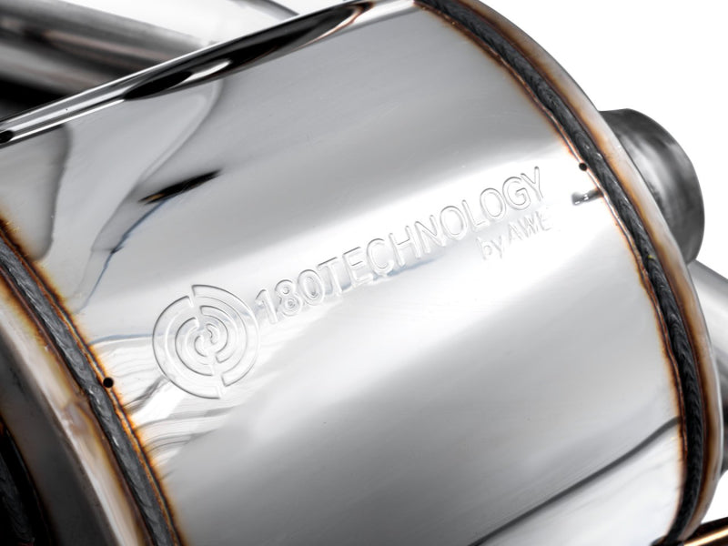 AWE Tuning Touring Edition Cat-Back Exhaust - Audi S6 / S7 Sportback C8 2020-2025 - Diamond Black Tips, view 21