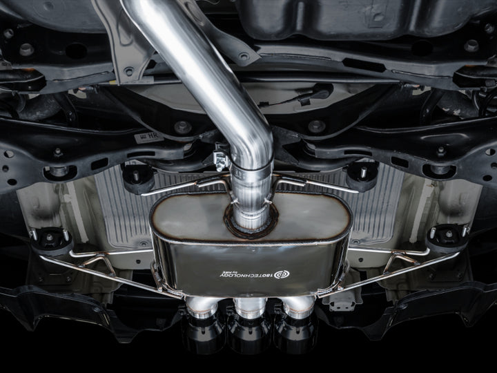 AWE Tuning Touring Edition Cat-Back Exhaust - Acura Integra Type S DE5 2024-2025 - Triple Diamond Black Tips, view 15