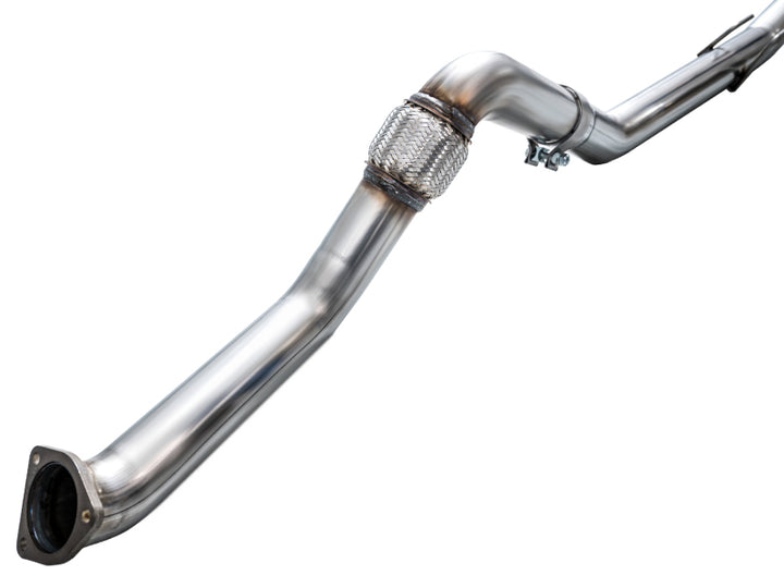 AWE Tuning Touring Edition Cat-Back Exhaust - Acura Integra Type S DE5 2024-2025 - Triple Diamond Black Tips, view 16