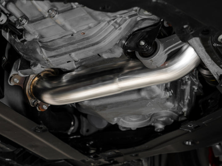 AWE Tuning Touring Edition Cat-Back Exhaust - Acura Integra Type S DE5 2024-2025 - Triple Diamond Black Tips, view 2