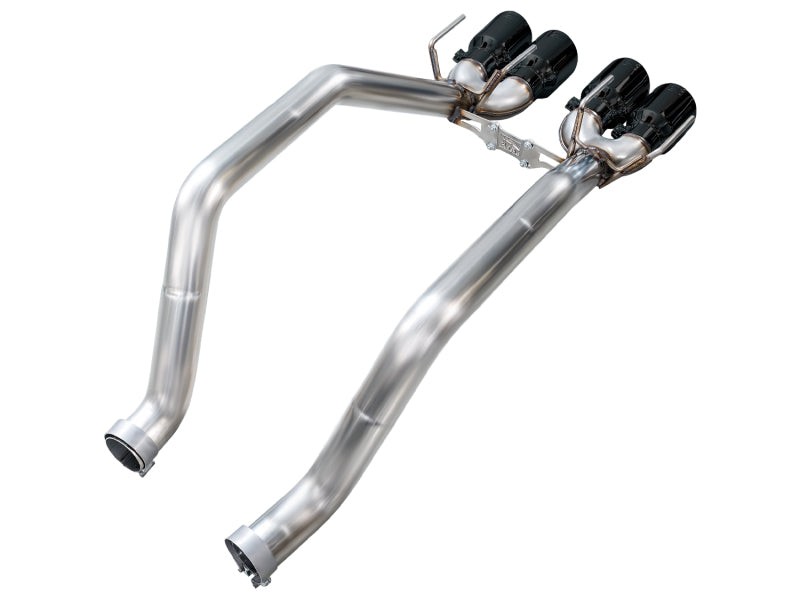 AWE Tuning Track Edition Axle-Back Exhaust - Chevrolet Corvette Z06 / ZR1 2006-2013 - Diamond Black Tips, view 12