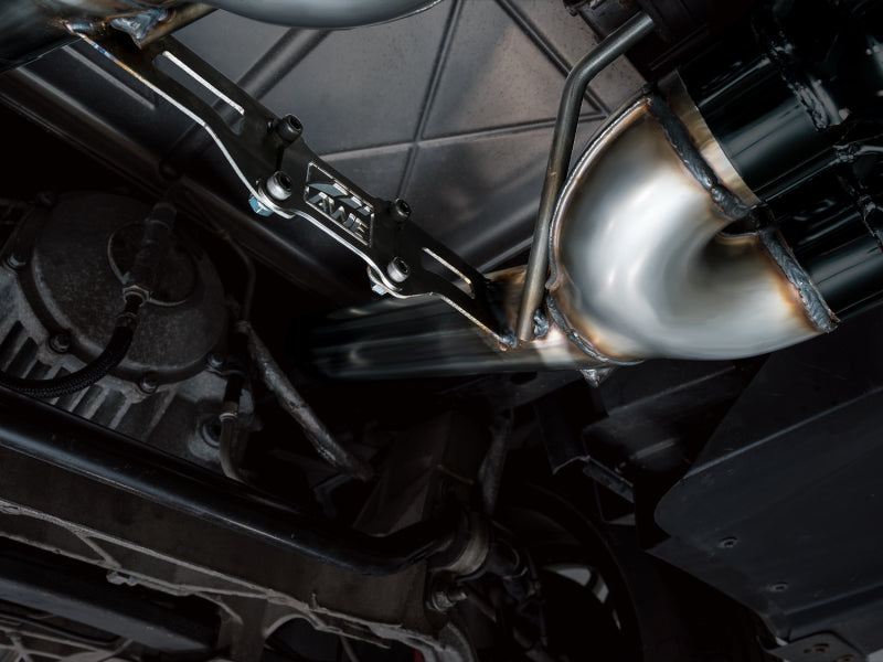 AWE Tuning Track Edition Axle-Back Exhaust - Chevrolet Corvette Z06 / ZR1 2006-2013 - Diamond Black Tips, view 2