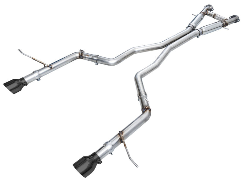 AWE Tuning Track Edition Cat-Back Exhaust - Dodge Durango SRT 2018-2025 - Diamond Black Tips