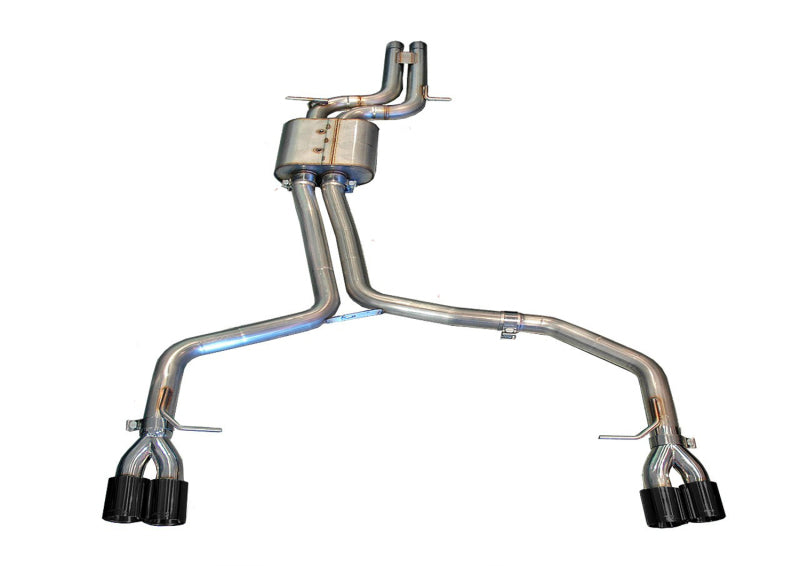 AWE Tuning Track Edition Cat-Back Exhaust - Audi S5 4.2L V8 2008-2012 - Diamond Black Tips
