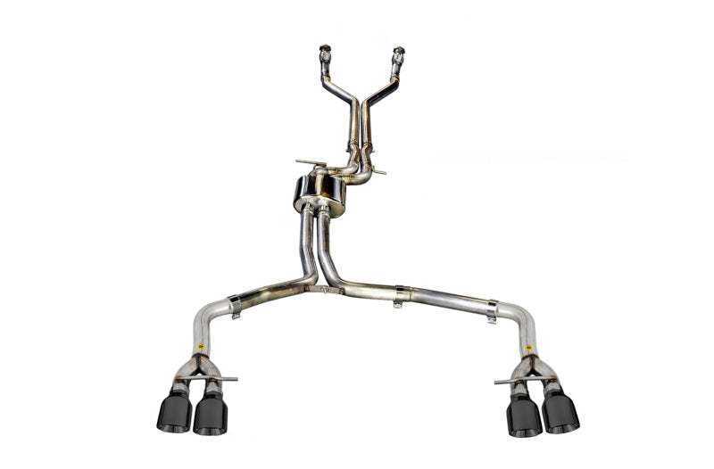 AWE Tuning Track Edition Cat-Back Exhaust - Audi S6 Diamond 2013-2018 Black Tips