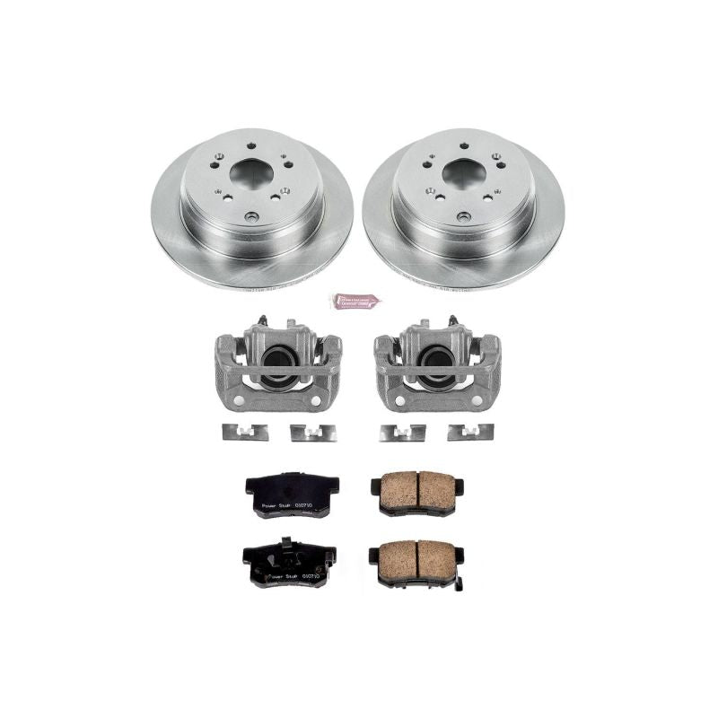 PowerStop Autospecialty Rear Brake Kit with Calipers - Acura RDX / Honda CR-V 2010-2018