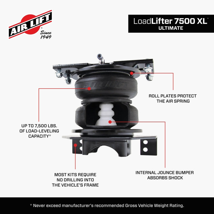 Air Lift LoadLifter 7500 XL Ultimate Air Spring Kit - Ford F-250 F-350 2020 4WD SRW - OneFastShop