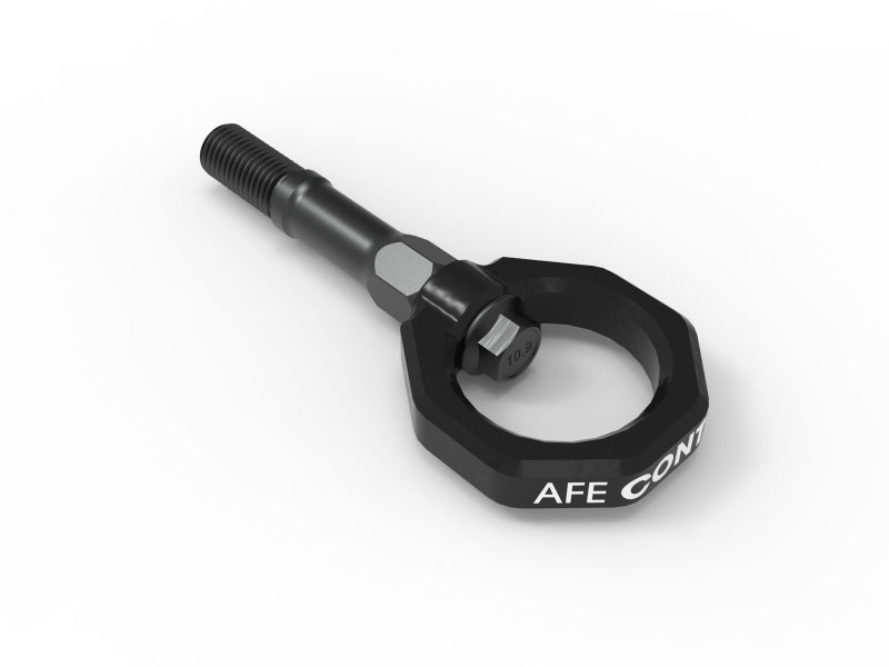 aFe Control Rear Tow Hook (Black) - OneFastShop