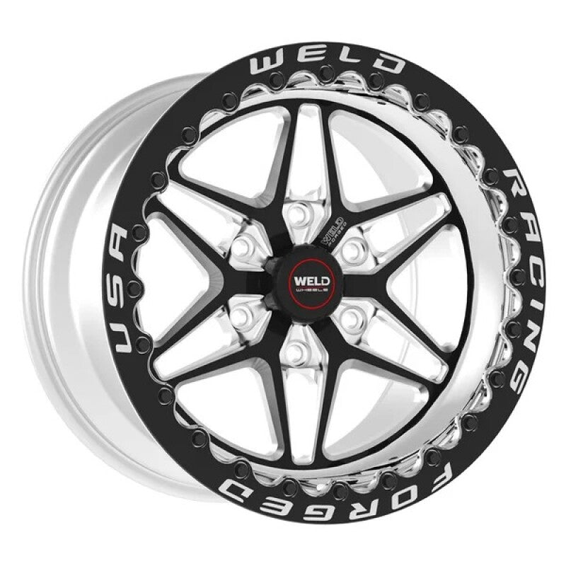 Weld S81 17x10 / 5x4.5 BP / 8.0 Inch BS (64mm Offset) Black Wheel 3.18 ID (Low Pad)