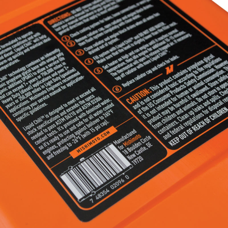 Mishimoto Liquid Chill Synthetic Engine Coolant 64oz - Premixed