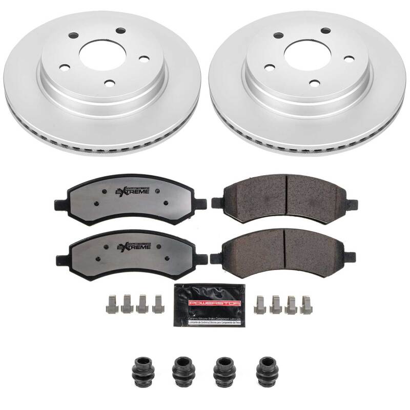 PowerStop Z36 Truck & Tow Front Coated Brake Kit - Ram 1500 / Dodge Durango / Chrysler Aspen 2006-2024