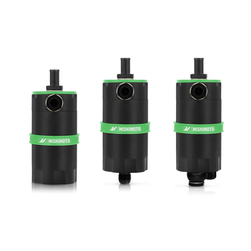 Mishimoto Baffled Oil Catch Can Universal Green PCV