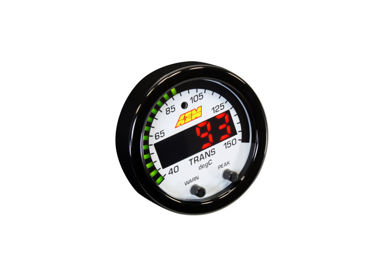 AEM X-Series Temperature 100-300F Gauge Kit (ONLY Black Bezel and Water Temp. Faceplate).