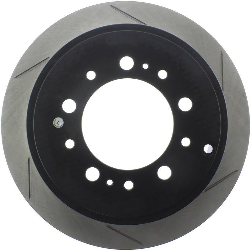 StopTech Sport Slot CRYO Rotor for 08-13 Lexus LX450/470/570 and 07-12 Toyota Tundra Left Rear Slotted Rotor - OneFastShop