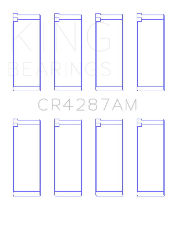 King Engine Bearings Rod Bearing Set - Size STD for Acura B18C1/B18C5 L4/Honda 110CI DOHC