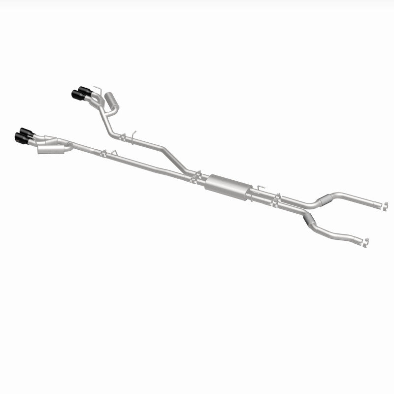 MagnaFlow 20-21 Ford Explorer 3.0L V6 Cat-Back Exhaust - Black Chrome Tips