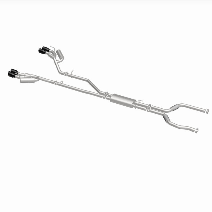 MagnaFlow 20-21 Ford Explorer 3.0L V6 Cat-Back Exhaust - Black Chrome Tips