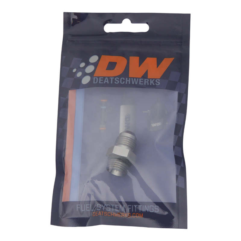 DeatschWerks 6AN ORB Male To 6AN Male Flare Adapter With O-Ring