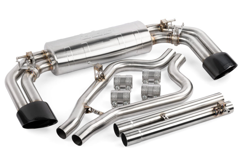 APR Stainless Steel Cat-Back Exhaust - Audi RS3 (8V) 2017-2020 - Diamond Black Tips