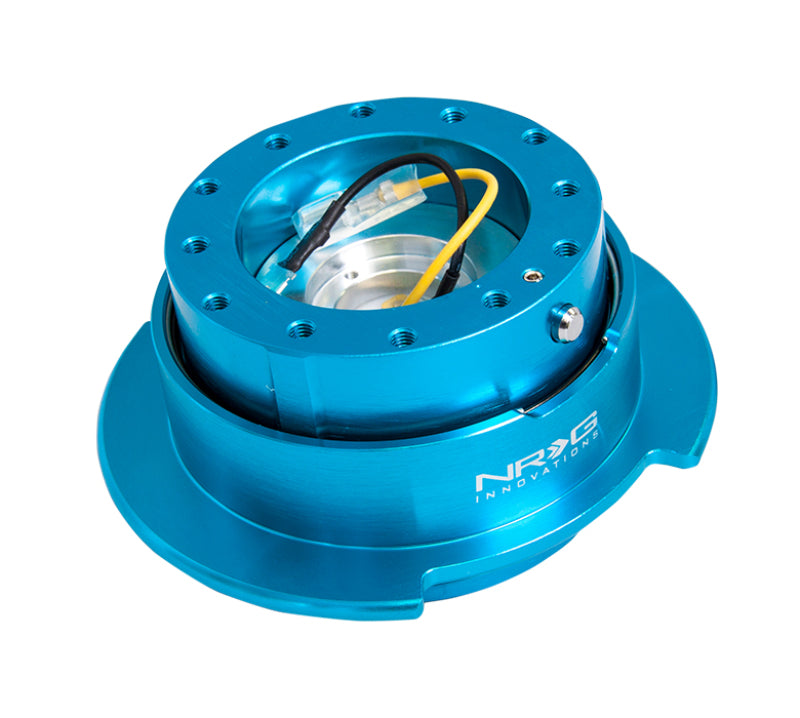 NRG Gen 2.5 Quick Release - Blue Body, Titanium Chrome Ring