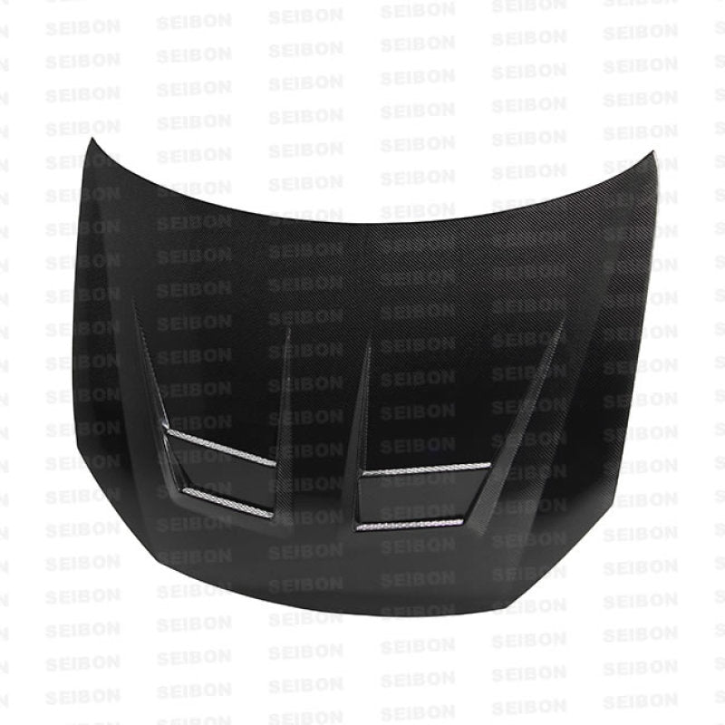 Seibon Carbon Fiber Hood with Shaved Emblem for VW Golf GTI 5K/MK6 - OneFastShop