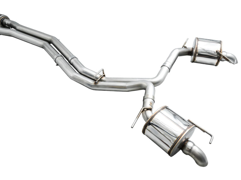 AWE Touring Edition Cat-back Exhaust for Audi C8 A6/A7 3.0T - Turn Downs, 2019-2023