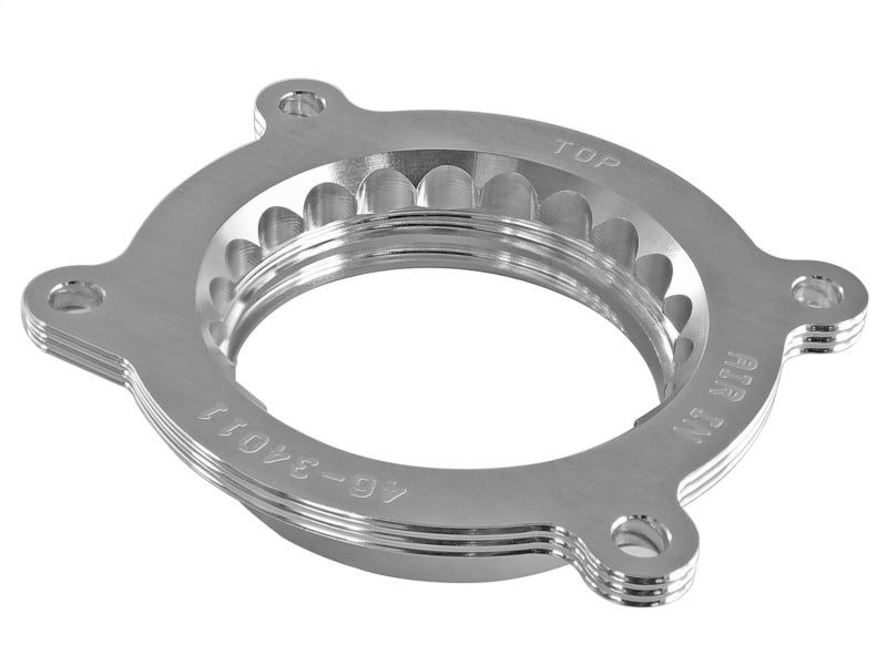 aFe Silver Bullet Throttle Body Spacer for 14 Chevrolet Corvette V8 6.2L - Enhance Horsepower and Throttle Response - OneFastShop