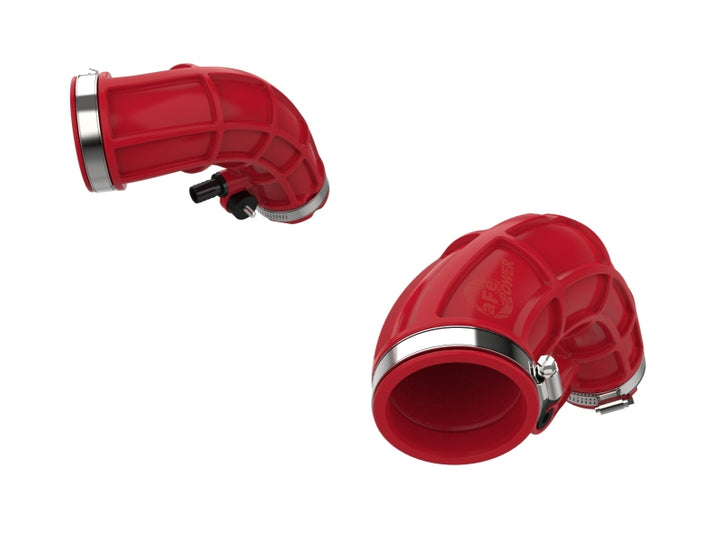 aFe Power Red Turbo Inlet Pipes for Toyota Land Cruiser / Tundra V6-3.4L (tt) 22-24 - OneFastShop
