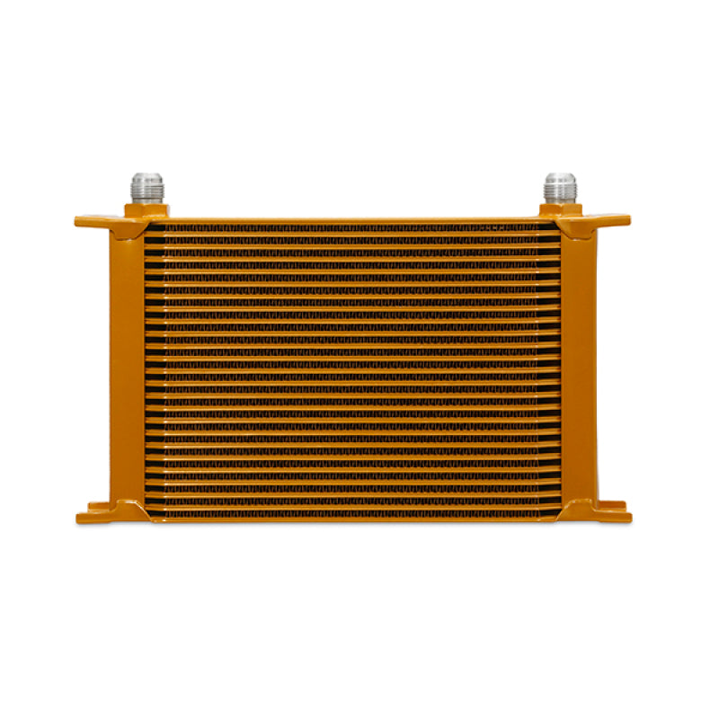 Mishimoto 25-Row Universal Oil Cooler - Gold for Ford Mustang GT, GT Premium, Bullitt, Mach 1 - OneFastShop