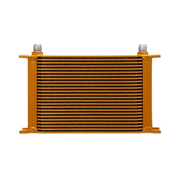 Mishimoto 25-Row Universal Oil Cooler - Gold for Ford Mustang GT, GT Premium, Bullitt, Mach 1 - OneFastShop