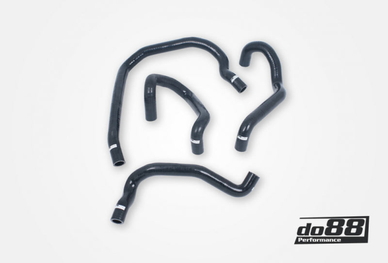 do88 Left Auxiliary Radiator Coolant Hose Kit - VAG 2.0 TSI EA888 (MQB) 2012-2016 - Black