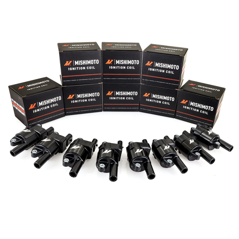 Mishimoto LS Round Style Engine Ignition Coil Set for 2007+ GM Vehicles