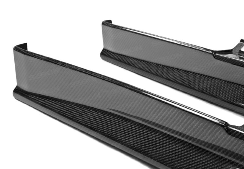 Seibon Carbon Fiber Side Skirts Pair for 11-13 Nissan GTR R35 VS-Style - OneFastShop