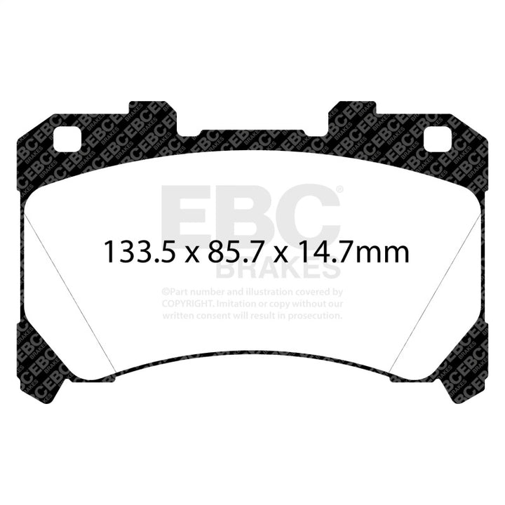 EBC Yellowstuff Front Brake Pads for 2023+ Toyota GR Corolla - OneFastShop