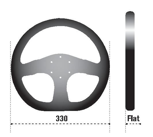 Sparco L360 Steering Wheel Ring Suede Black Steering Wheel
