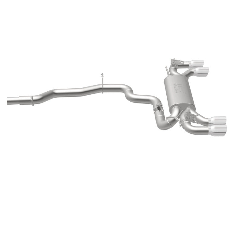 MagnaFlow Exhaust System for 2015-2017 VW Golf R - Polished SS Quad Tips