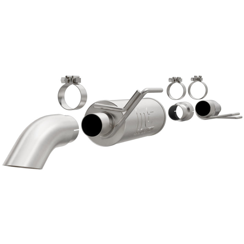 Magnaflow Cat-Back Exhaust System SS 2.5/3in Turn Down 2015 Ford F150 2.7L V6T Ext Cab - OneFastShop