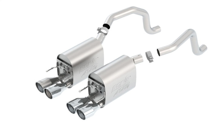 Borla Aggressive ATAK Exhaust for Chevy Corvette C6 6.2L 8cyl (09-12)