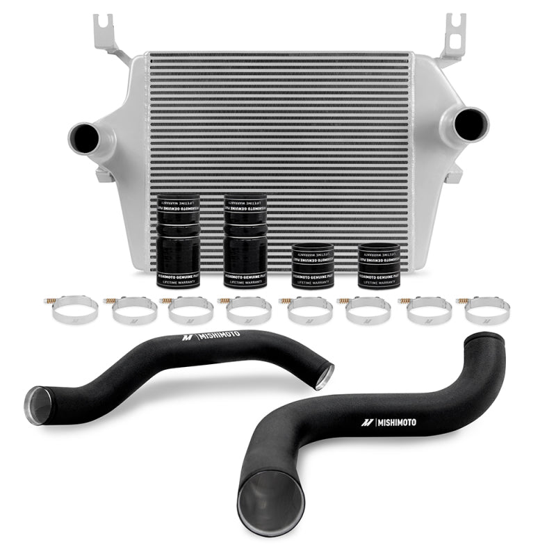 Mishimoto Intercooler Kit Silver Black Pipes 99-03 Ford 7.3L - OneFastShop